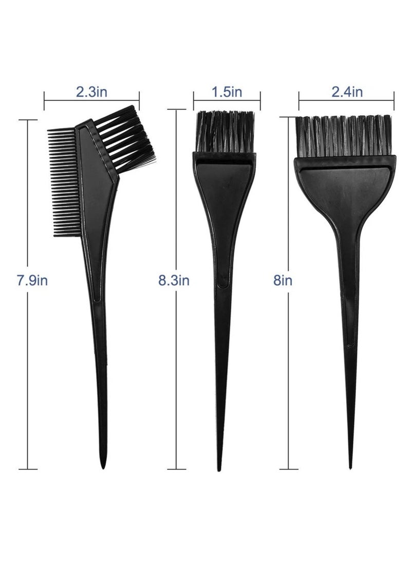 Yuwell 4 PCS Hair Dye Brush and Bowl Set, Professional Hair Coloring Kit with Mixing Bowl, Tint Brush and Comb, DIY Salon Hair Dye Applicator Tools for Men and Women - Image 2